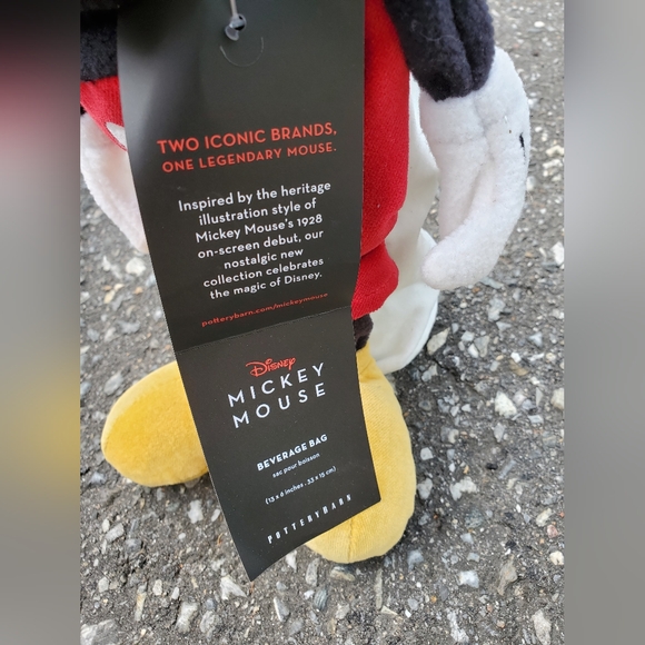 Pottery Barn mickey mouse wine bottle cover - Picture 2 of 3